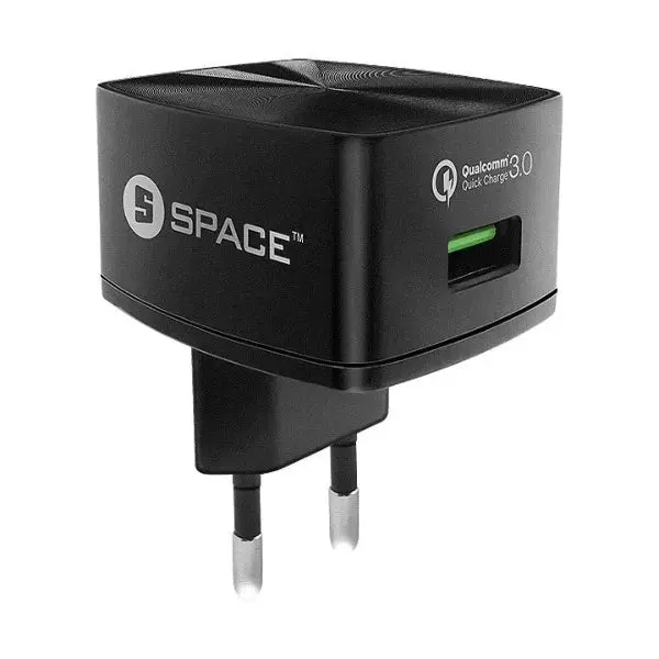 Space Wc-130C Quick Charge 3.0 Wall Charger With Type-C Cable 1