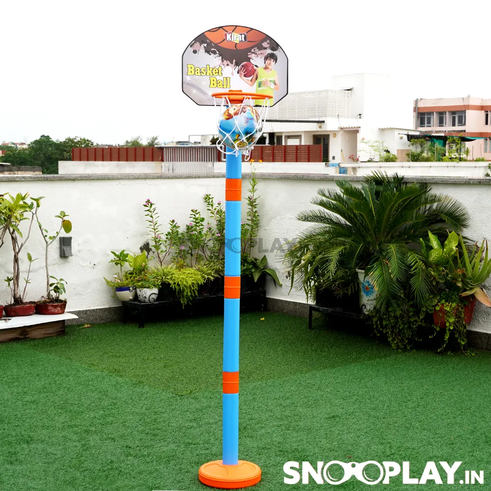 Basketball Set & Dart Game With Adjustable Height (3-10 Years) 1