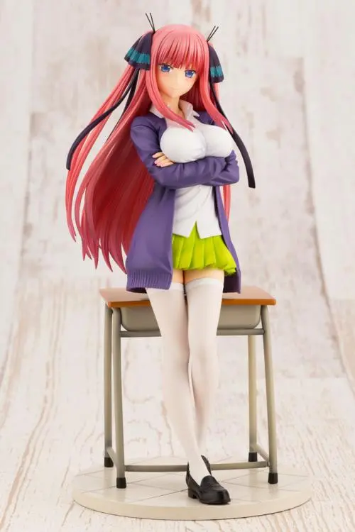 Kotobukiya 1/8 The Quintessential Quintuplets Nino Nakano Scale Statue Figure Pp891 W/ Bonus Hair 1