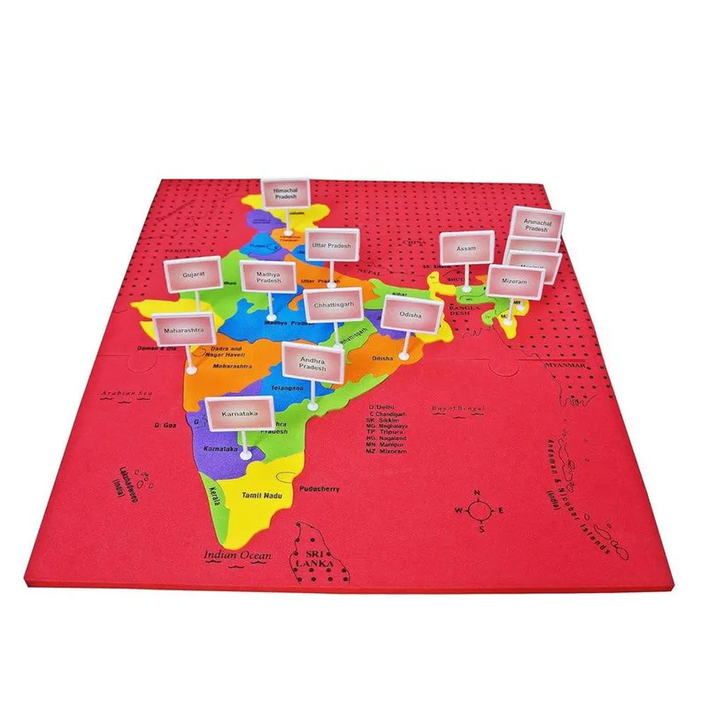 Muren Indian States Puzzles With Flags (6-10 Years) 1