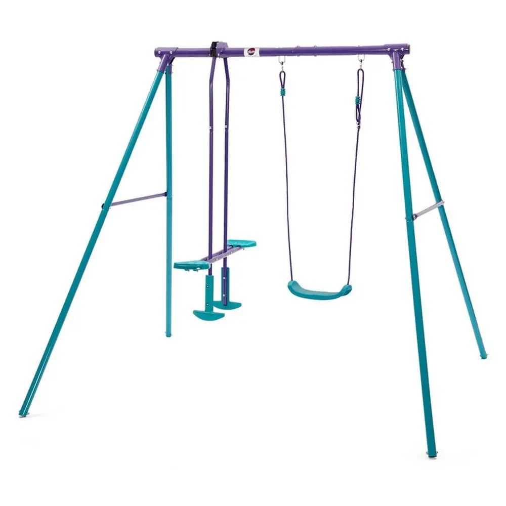 Plum Metal Single Swing & Glider Set (3-10 Years) 1