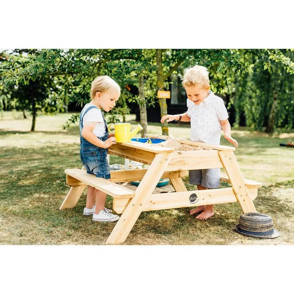 Plum Surfside Sand & Water Wooden Picnic Table (1-7 Years) 1