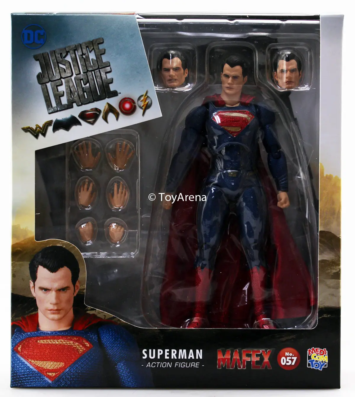 Mafex No. 057 Justice League Superman Action Figure Medicom 1