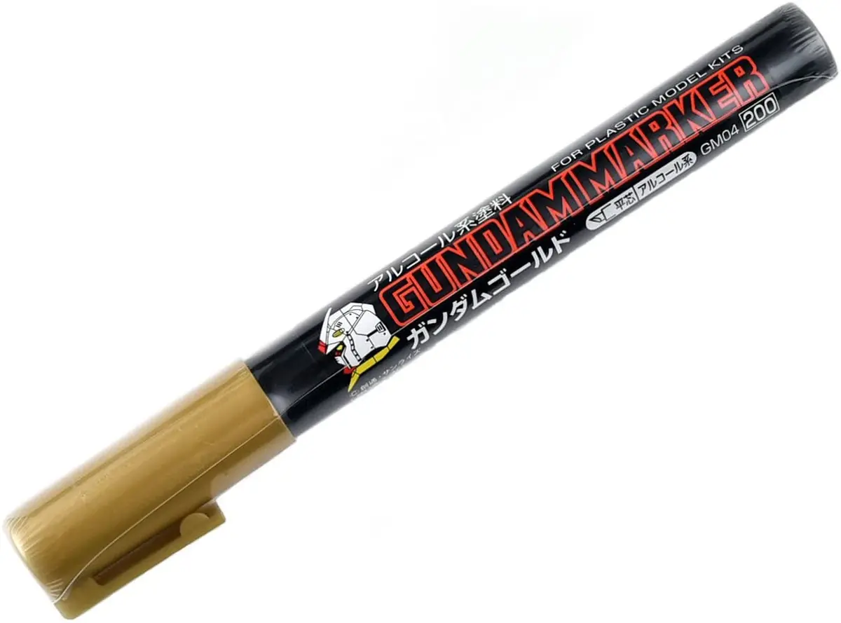 Gundam Marker Gm04 Gold - Chisel Tip Marker Paint Pen 1