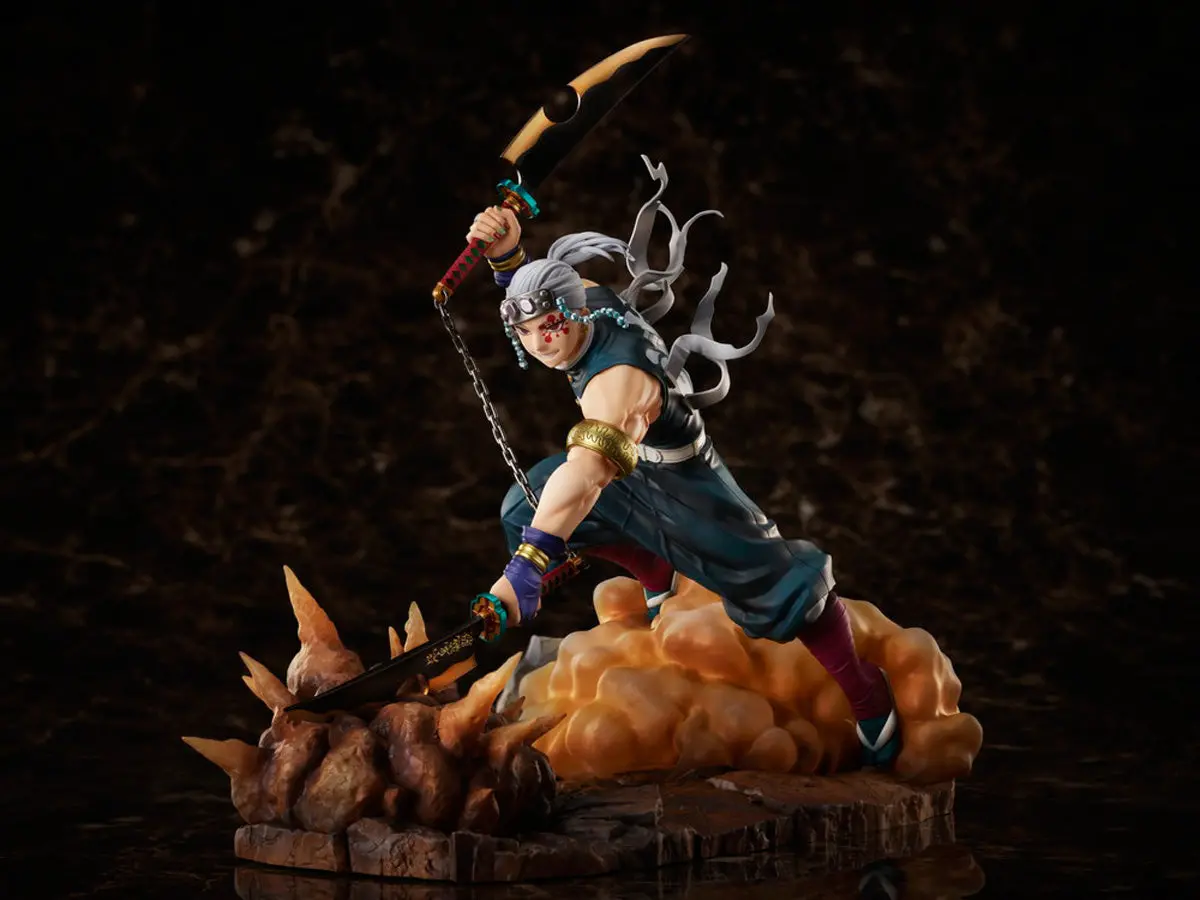 Aniplex 1/8 Demon Slayer: Kimetsu No Yaiba Tengen Uzui Scale Statue Figure 1