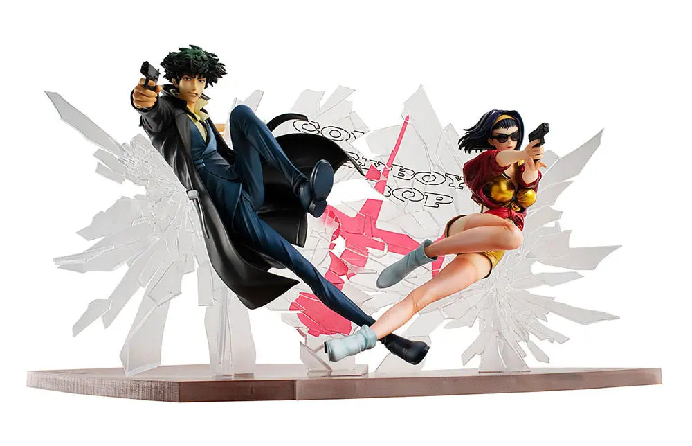 Megahouse Cowboy Bebop Spike Spiegel & Faye Valentine 1St Gig Set Of 2 Scale Statue Figure 1