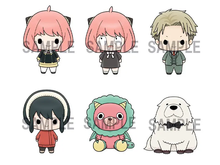 Megahouse Chokorin Mascot Spy X Family Vol. 1 Trading Figures Box Set Of 6 1
