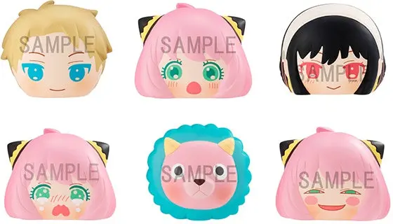 Megahouse Fuka Fuka Squishy Bread Spy X Family Trading Figures Box Set Of 6 1