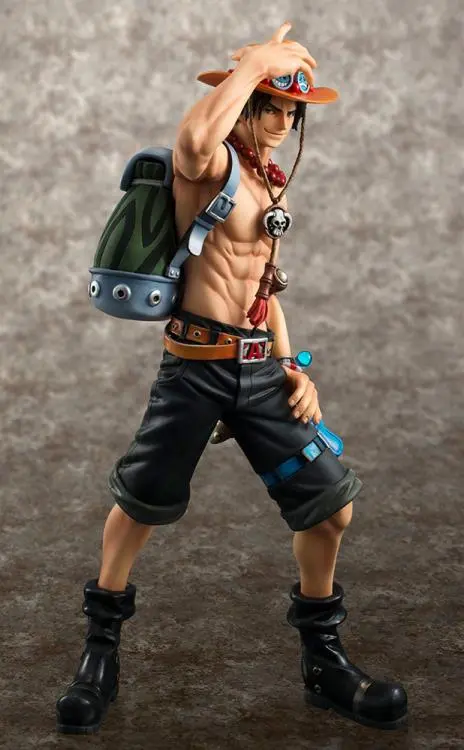 Megahouse Pop Portrait Of Pirate One Piece Neo-Dx Portgas D. Ace (10Th Limited Ver.) Statue Figure Reissue 1