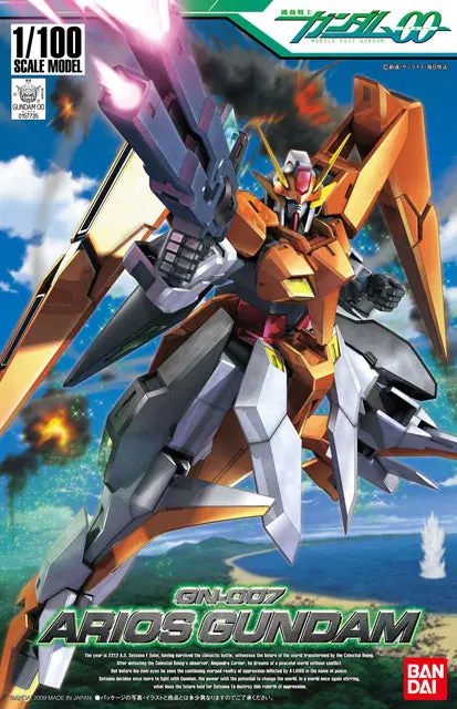 Gundam 1/100 Ng 00 #15 Gn-007 Arios Gundam Mobile Suit Model Kit 1
