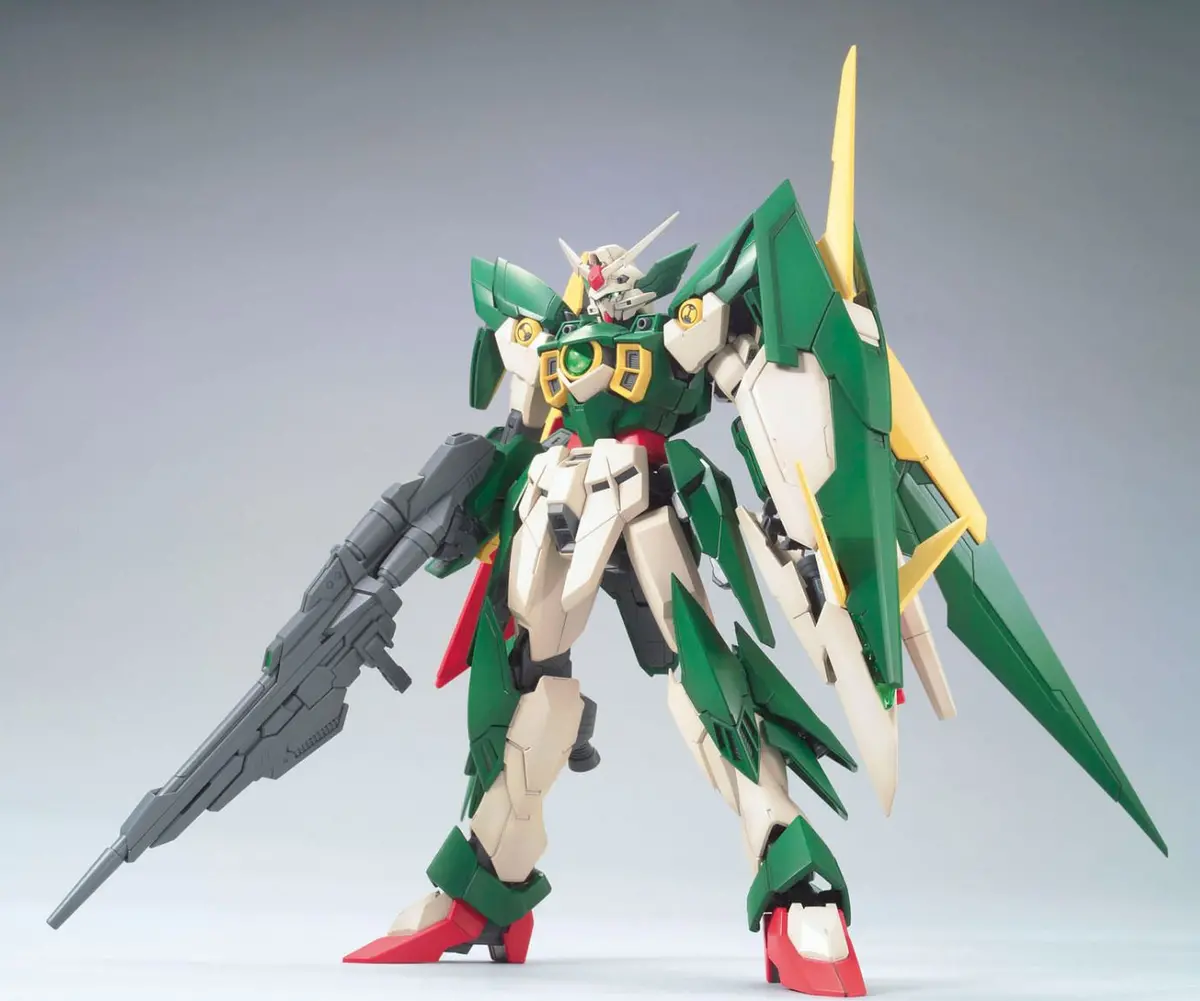 Gundam 1/100 Mg Build Fighters Xxxg-01Wfr Gundam Fenice Rinascita Model Kit 1
