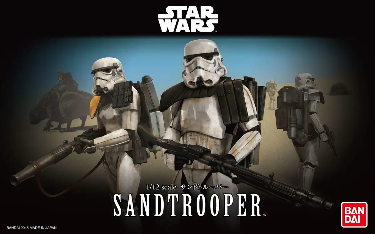 Star Wars 1/12 Scale Sandtrooper Star Wars Episode Iv Model Kit 1
