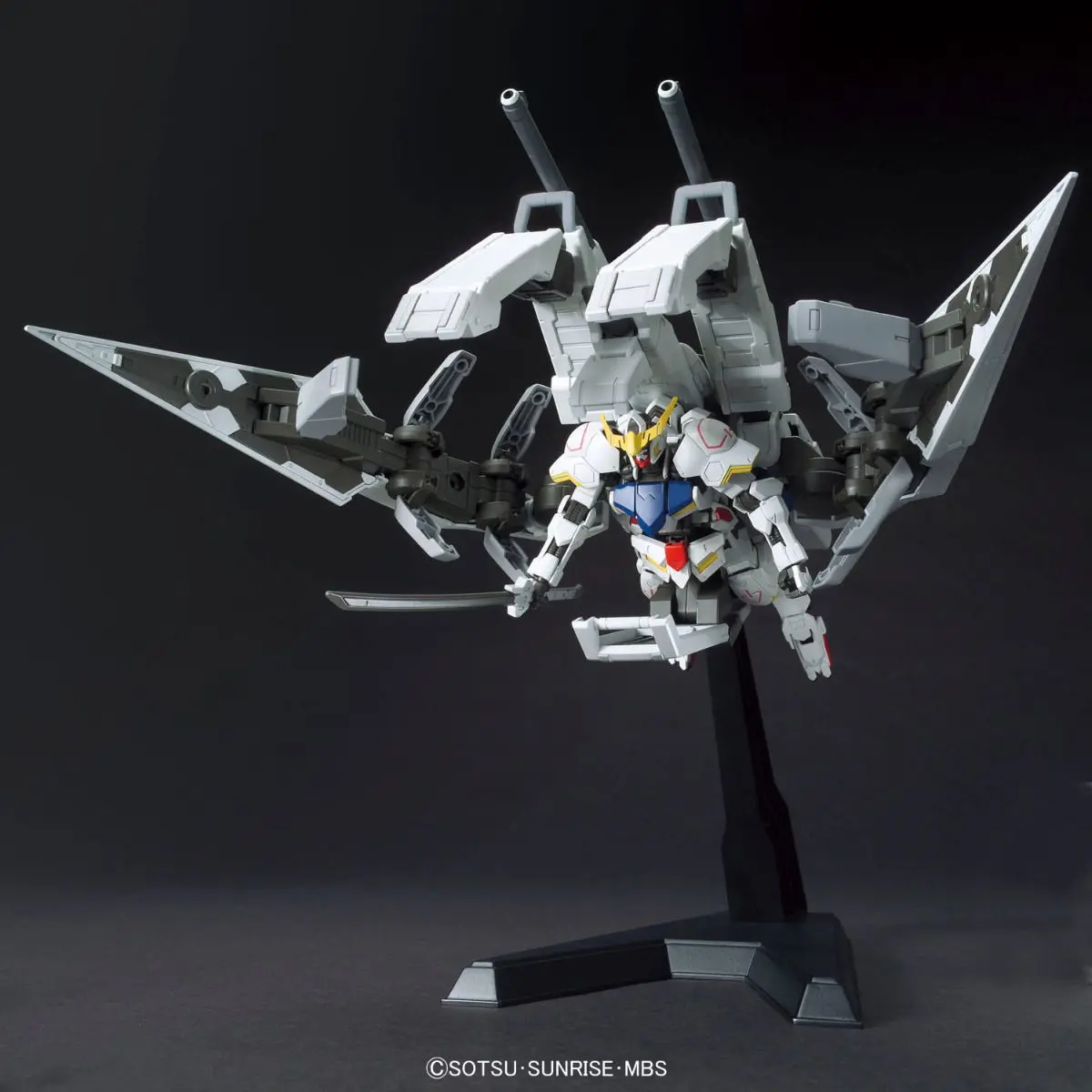 Gundam 1/144 Hg Ibo #007 Asw-G-08 Gundam Barbatos + Long Distance Booster Kutan Type-Iii Model Kits 1