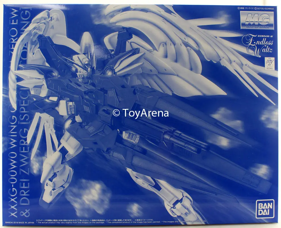 Gundam 1/100 Mg Gundam Wing Wing Gundam Zero Custom Ew + Drei Zwerg Special Coating Ver. Model Kit Exclusive 1