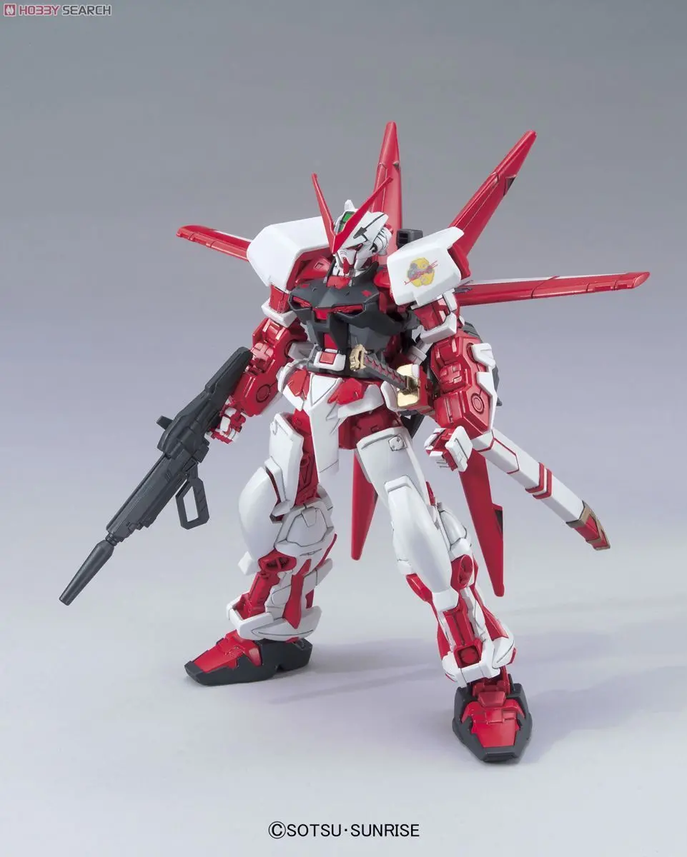 Gundam 1/144 Hg Seed #58 Mbf-P02 Gundam Astray Red Frame (Flight Unit) Model Kit 1