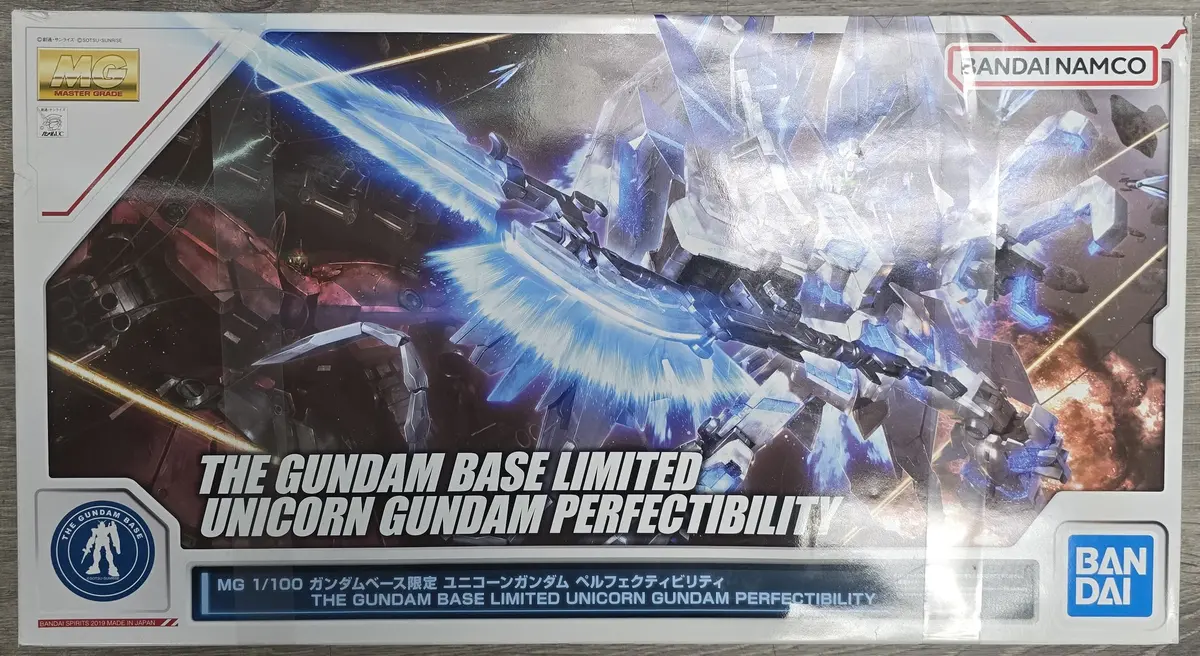*Shelfwear* Gundam 1/100 Mg Unicorn Gundam Perfectibility The Gundam Base Limited Model Kit Exclusive 1