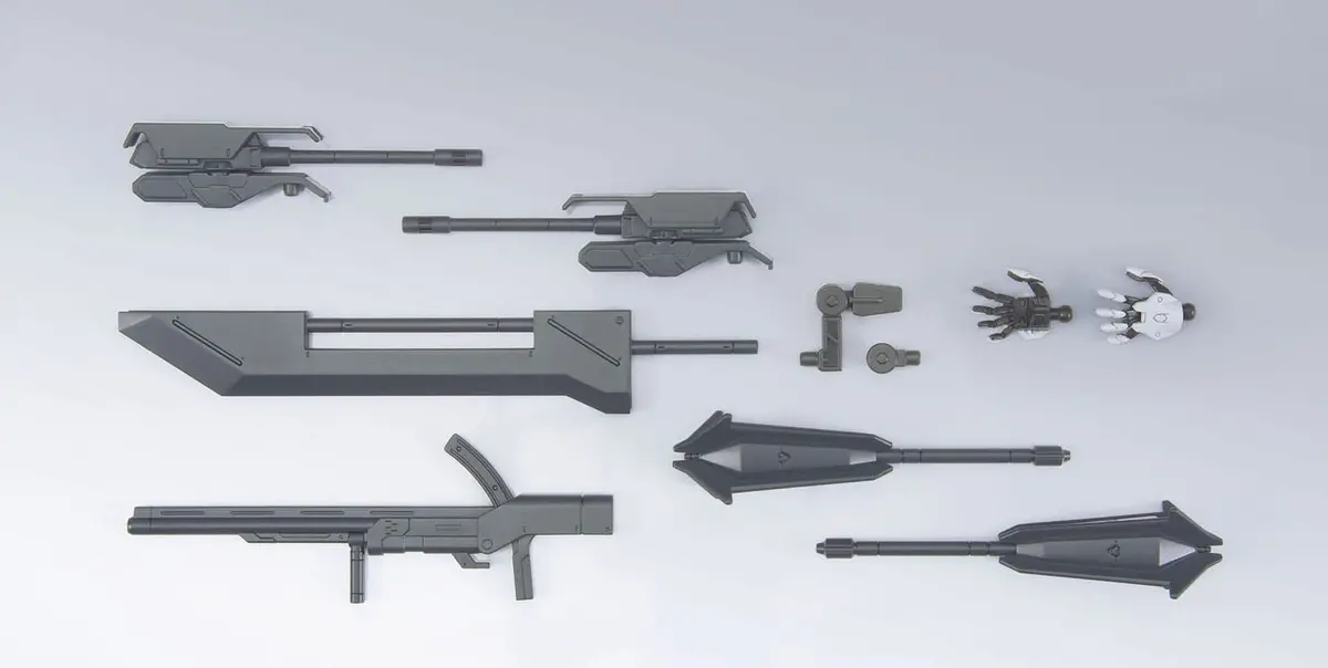 Gundam 1/144 Hg Iba Customize Parts Ms Option Set 5 And Tekkadan Mobile Worker Iron-Blooded Orphans Model Kit 1
