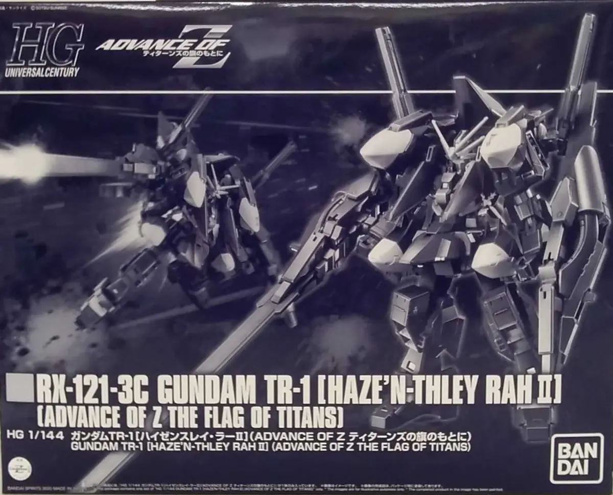 Gundam 1/144 Hg Advance Of Zeta (Flag Of Titan) Rx-121-3C Gundam Tr-1 Haze'n-Thley Rah Ii Exclusive Model Kit 1