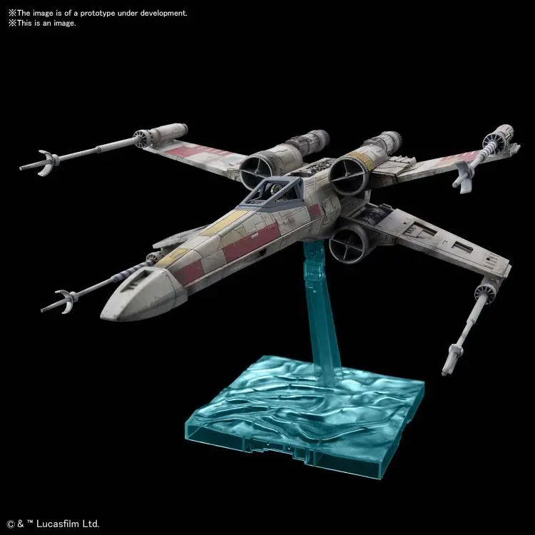 Star Wars 1/72 Scale X-Wing Starfighter Red 5 Rise Of Skywalker Model Kit 1