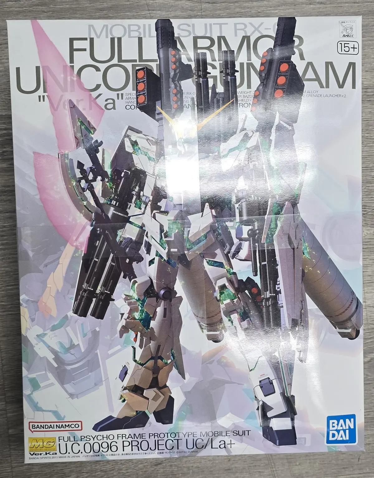 *Shelfwear* Gundam 1/100 Mg Rx-0 Full Armor Unicorn Gundam Ver.Ka Model Kit 1