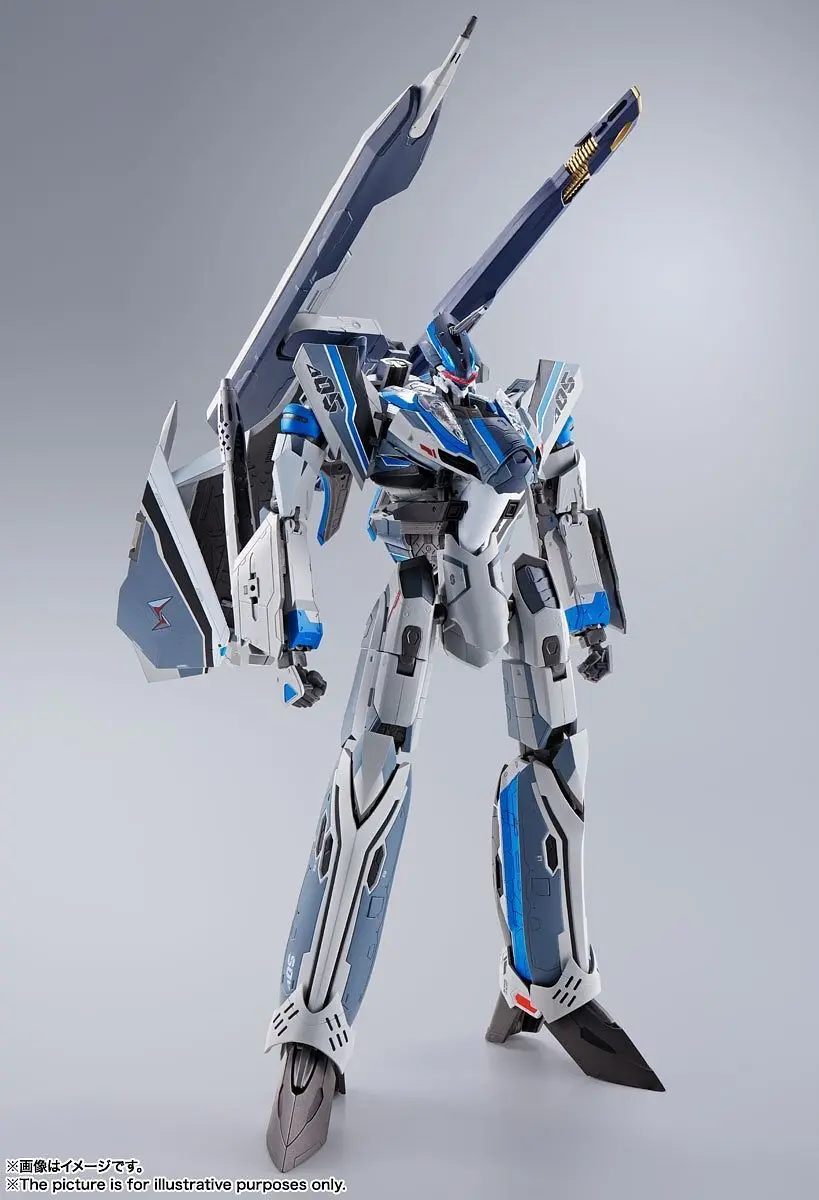 Bandai Dx Chogokin Macross Delta Vf-31Ax Kairos Plus Hayate Custom Action Figure 1