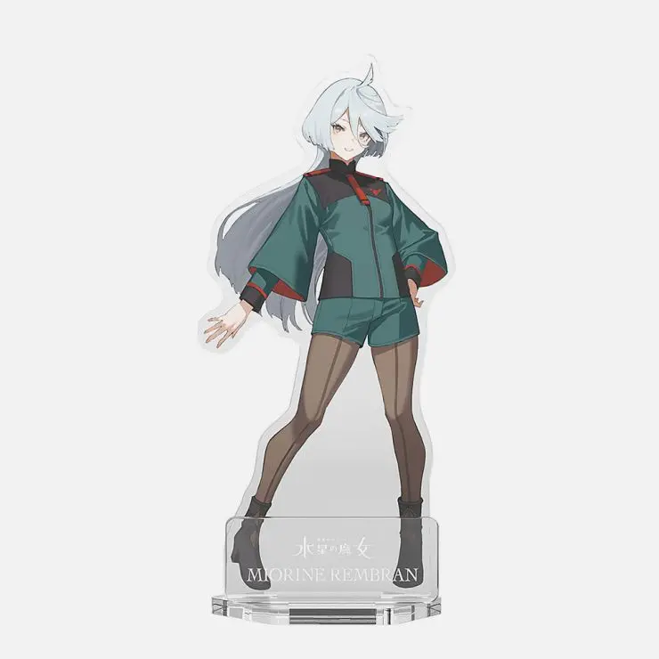 Gundam The Witch From Mercury Gunpla Package Art Acrylic Stand Miorine Rembran 1