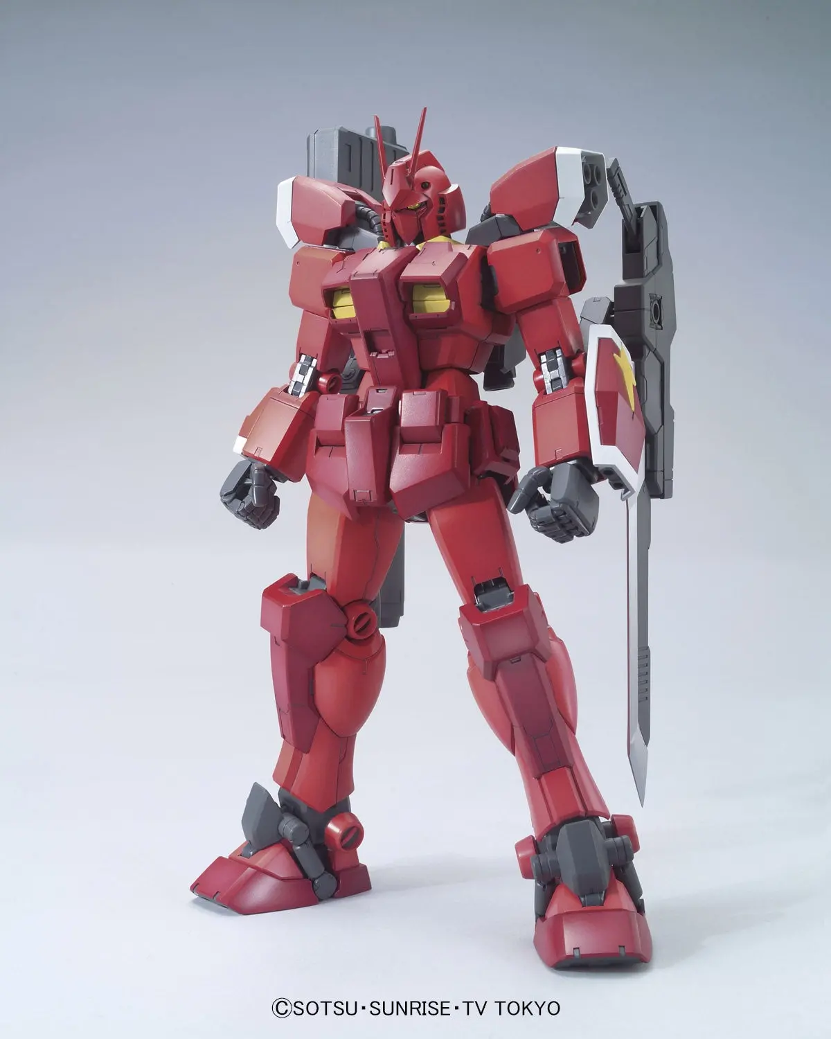 Gundam 1/100 Mg Build Fighters Try Pf-78-3A Gundam Amazing Red Warrior Model Kit 1