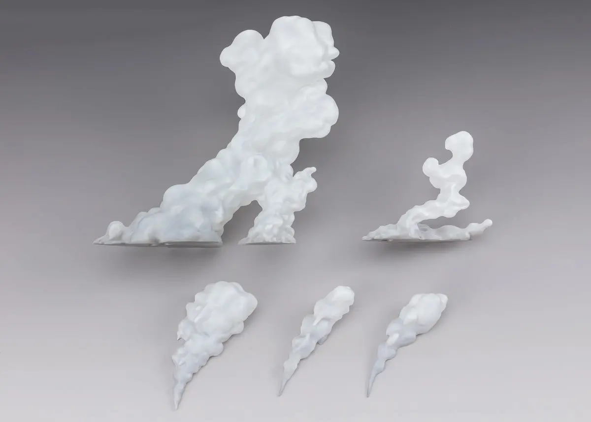 Tamashii Effect Smoke White Version Stand Base Stage S.H Figuarts 1
