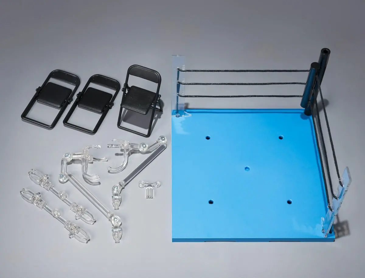 Tamashii Stage Act Ring Corner (Neutral) & Folding Chair Set 1