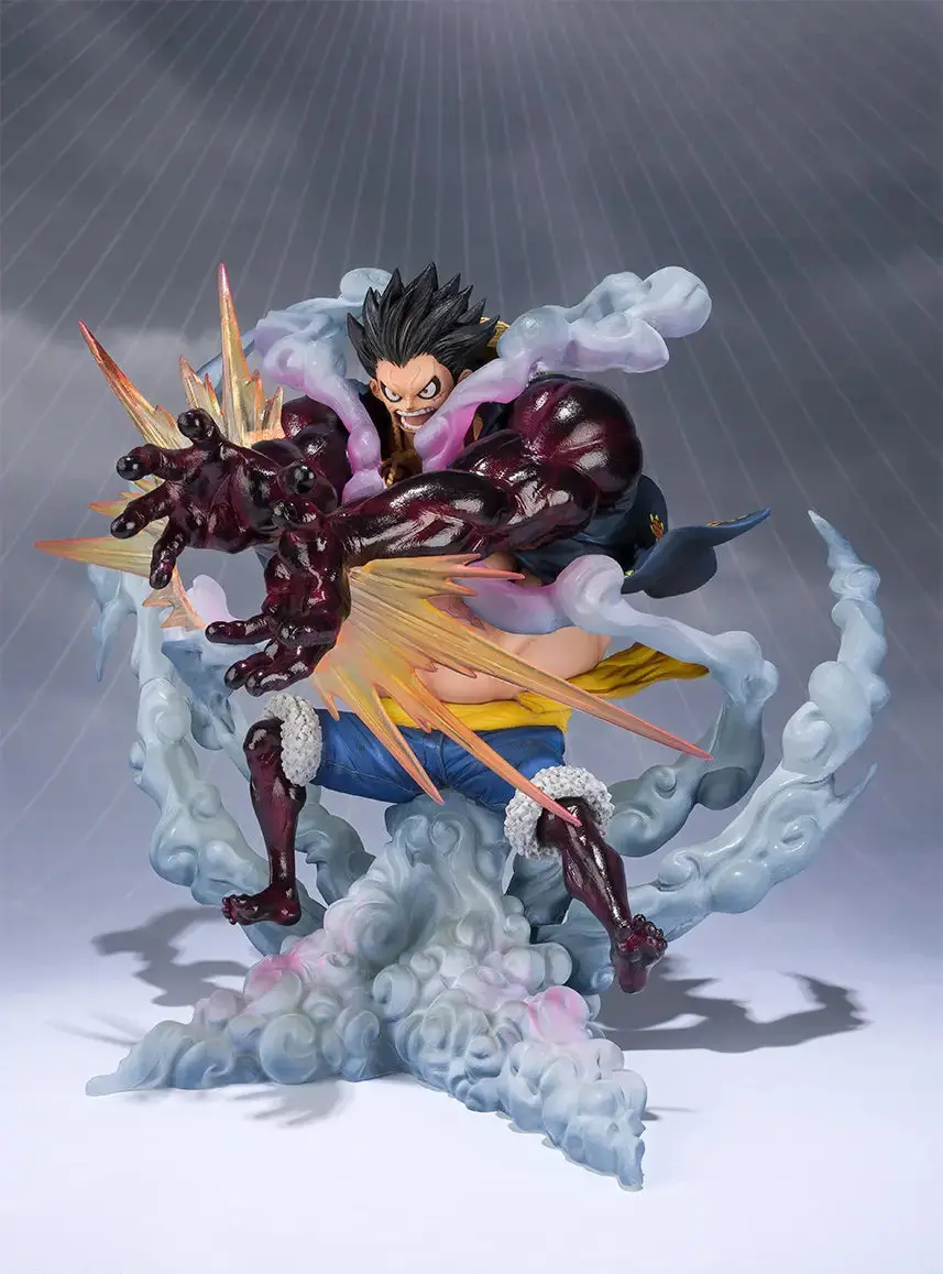 Figuarts Zero Extra Battle One Piece Monkey D. Luffy Gear 4 (Leo Bazooka) Statue 1