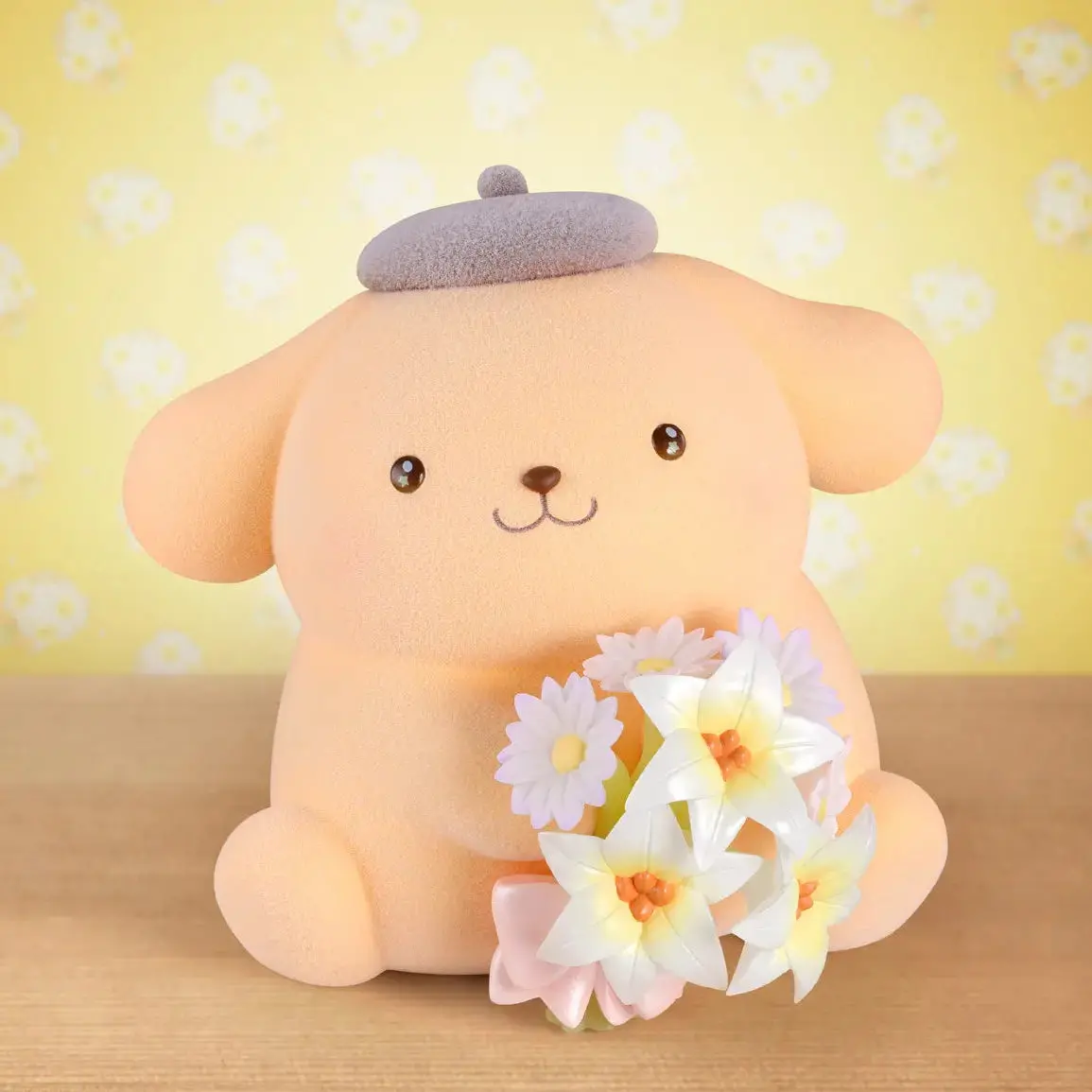 Bandai Rowtashii Noise Mofamofy Sanrio Pompompurin -Pastel Colors Ver.- Figure 1