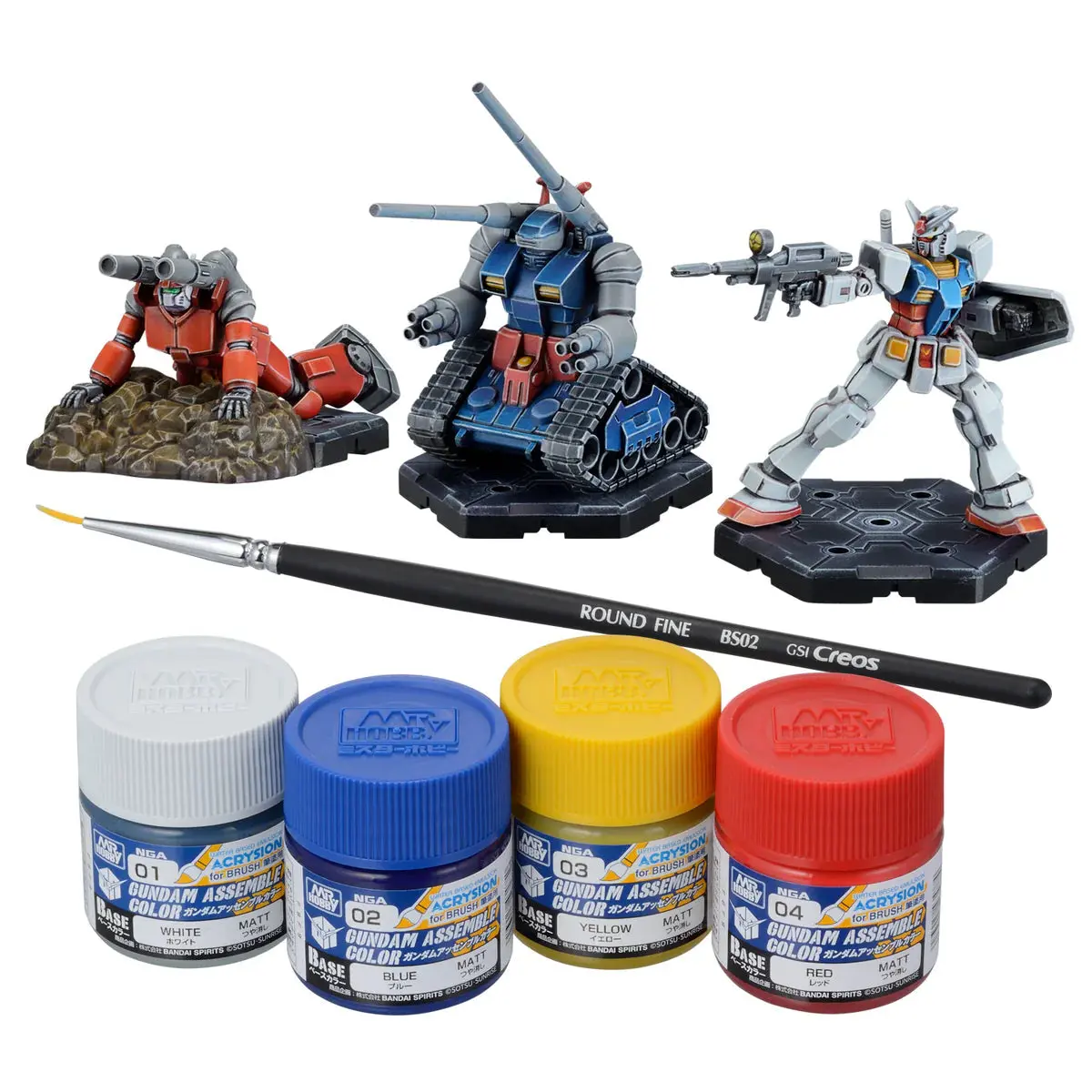 Bandai Gundam Assemble Paint Pack 01 [Pa01] Model Kit 1