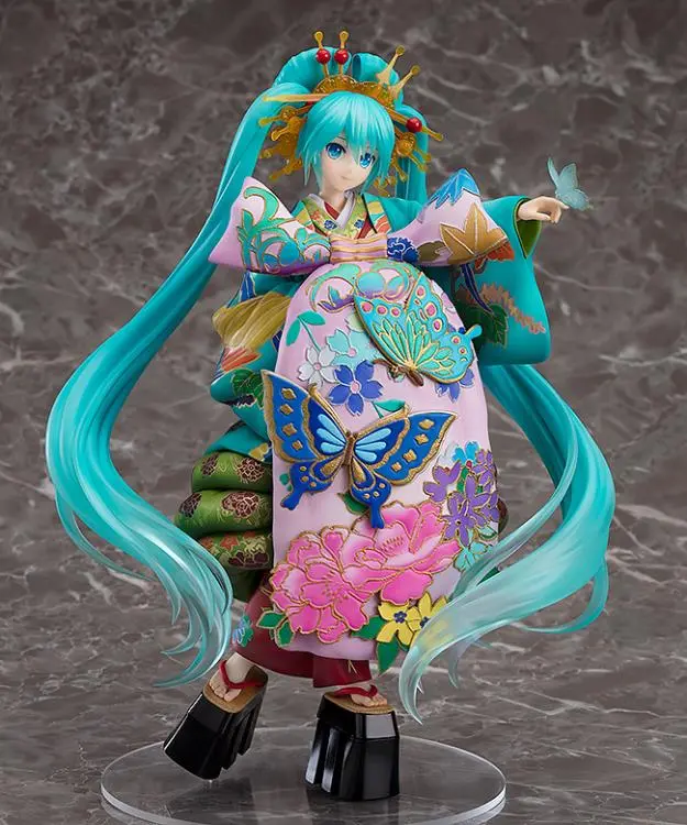 Good Smile Company 1/7 Vocaloid Hatsune Miku Chokabuki Kuruwa Kotoba Awase Kagami Ver Scale Statue Figure 1