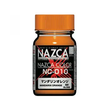 Gaianotes Nazca Nc-010 Gloss Mandarin Orange 15Ml Paint Bottle 1
