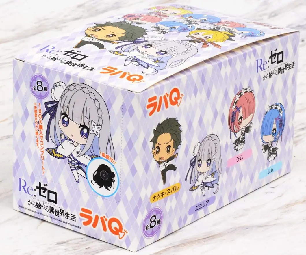Bushiroad Re:Zero Starting Life In Another World Rubber Mascot Box Set Of 8 1