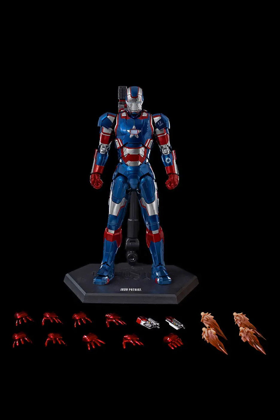 Threezero 1/12 Avengers: Infinity Saga Iron Patriot Dlx Scale Figure 1