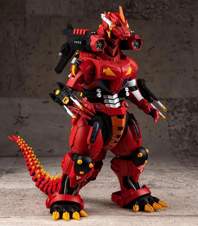 Aoshima Acks Godzilla Vs. Evangelion Mechagodzilla Type-3 Kiryu Kai Eva Unit-02 Color Ver. Model Kit 1