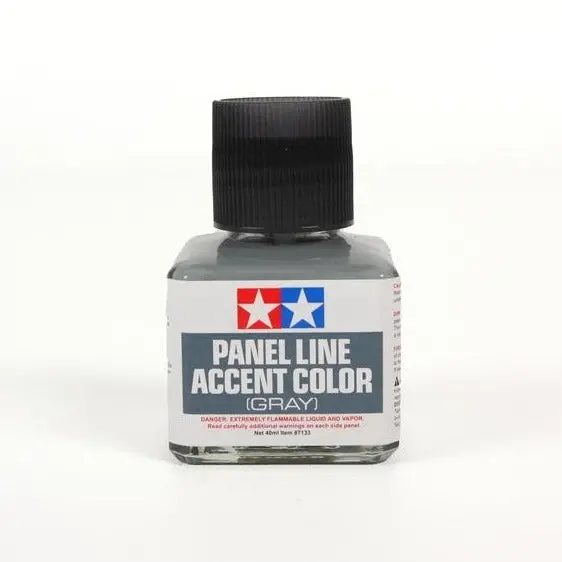 Tamiya Panel Line Accent Color (Gray) 40Ml Paint Bottle 1