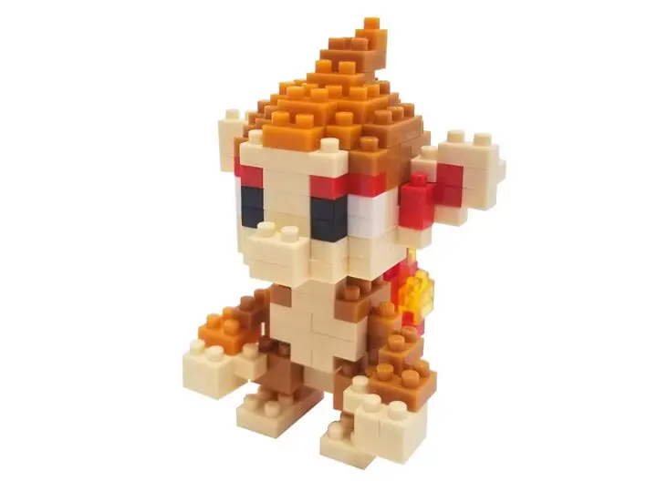 Kawada Nanoblock Pokemon Buildable Chimchar Building Blocks Figure 1