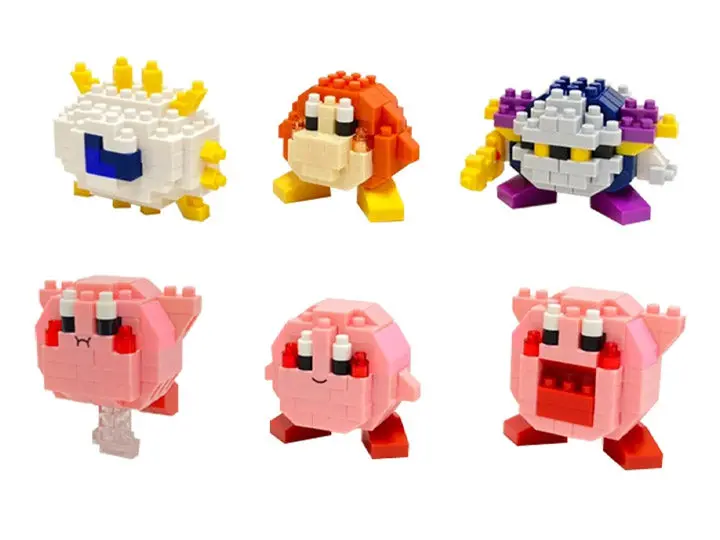 Kawada Nanoblock Kirby Buildable Kirby Assorted Characters Building Blocks Figure 1