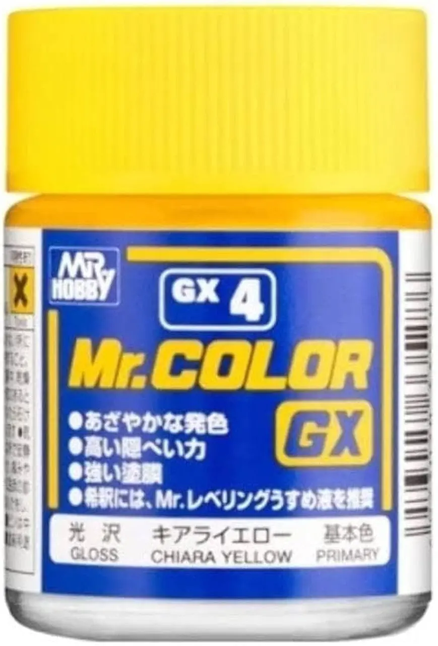 Mr. Hobby Mr. Color Gx Gx004 Chiara Yellow 18Ml Bottle 1