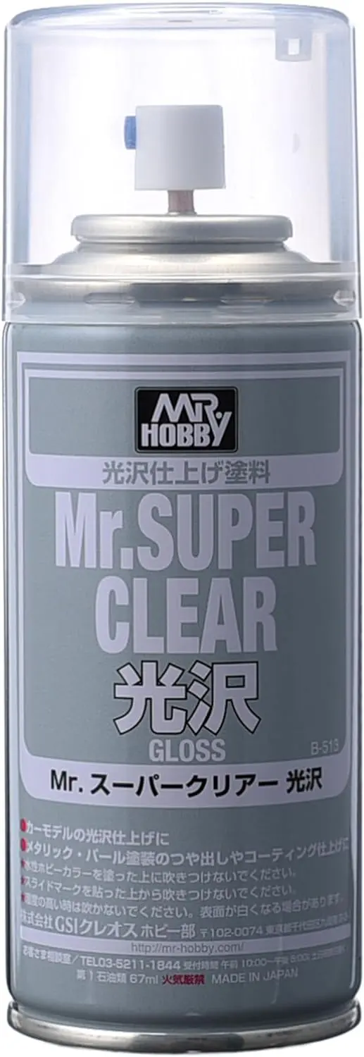 Mr. Hobby Mr. Super Clear Gloss Spray 170Ml B-513 Model 1