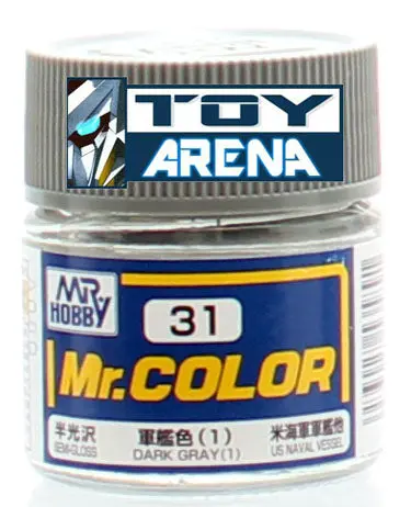 Mr. Hobby Mr. Color C31 Semi-Gloss Dark Gray (1) 10Ml Bottle 1