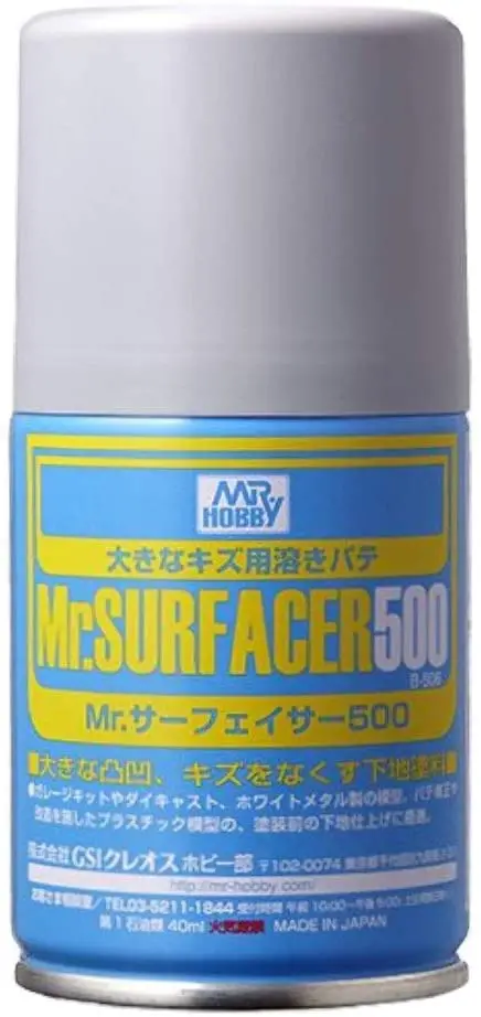 Mr. Hobby Mr. Surfacer 500 Spray 40Ml B506 Model Kit Paint 1