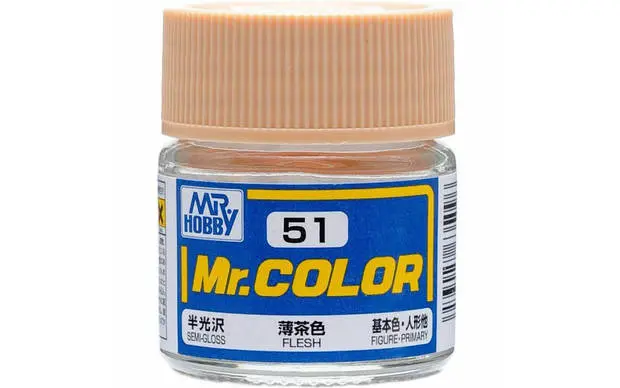 Mr. Hobby Mr. Color C51 Semi-Gloss Flesh 10Ml Bottle 1