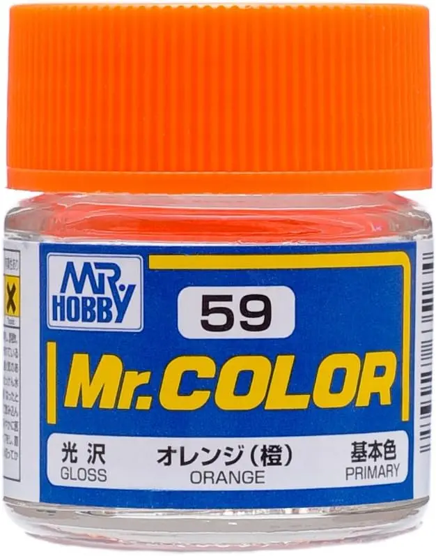 Mr. Hobby Mr. Color C59 Gloss Orange 10Ml Bottle 1
