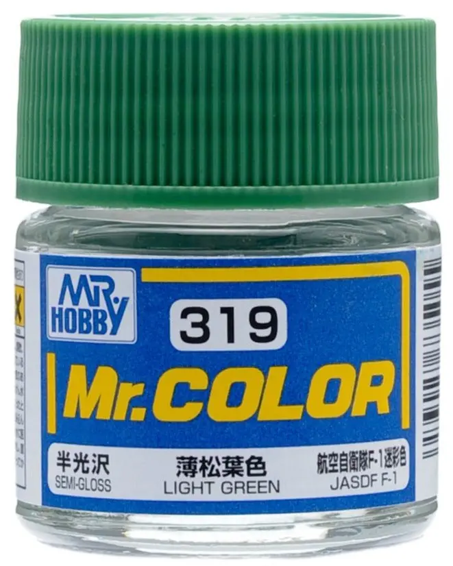 Mr. Hobby Mr. Color C319 Semi-Gloss Light Green 10Ml Bottle 1