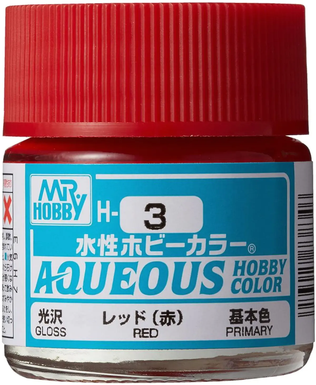 Mr. Hobby Aqueous Hobby Color H3 Gloss Red 10Ml Bottle 1