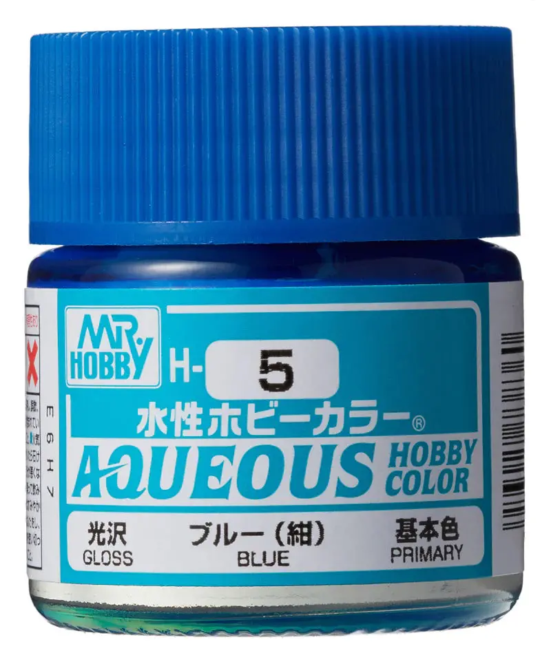 Mr. Hobby Aqueous Hobby Color H5 Gloss Blue 10Ml Bottle 1