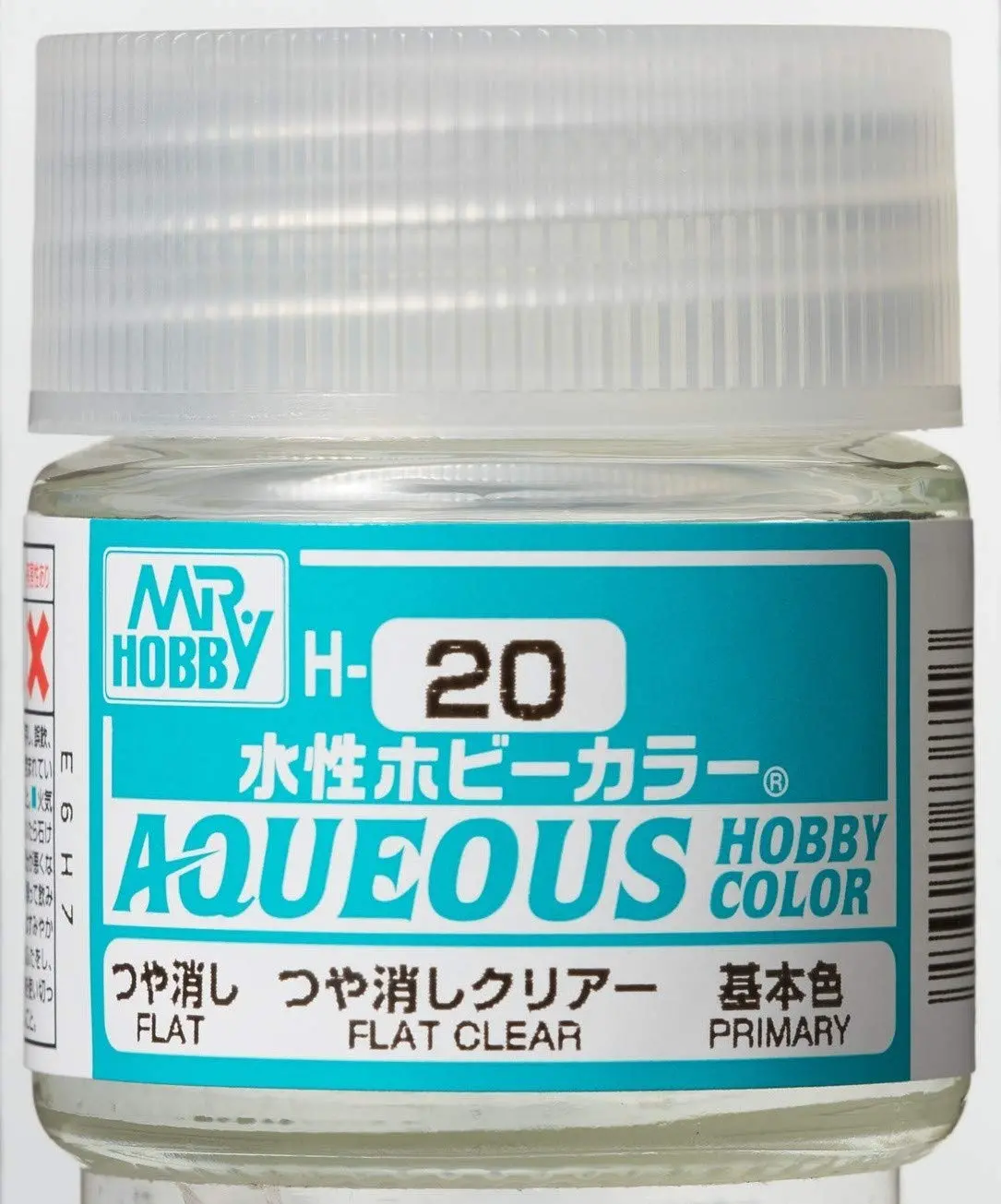 Mr. Hobby Aqueous Hobby Color H20 Flat Clear 10Ml Bottle 1